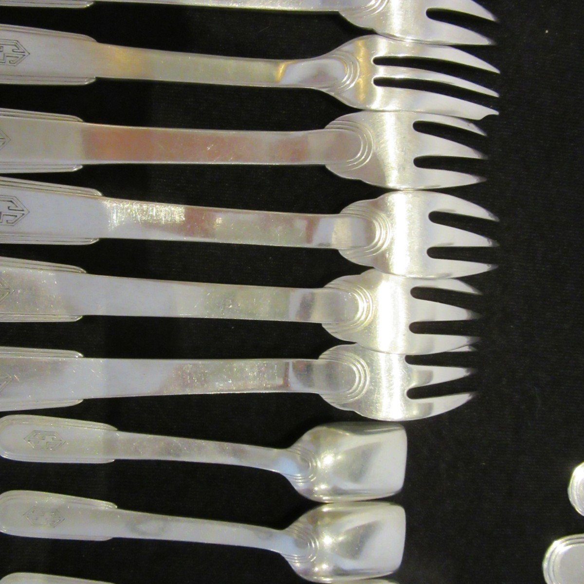 Ménagère Art Déco Christofle Modèle Laos-photo-4