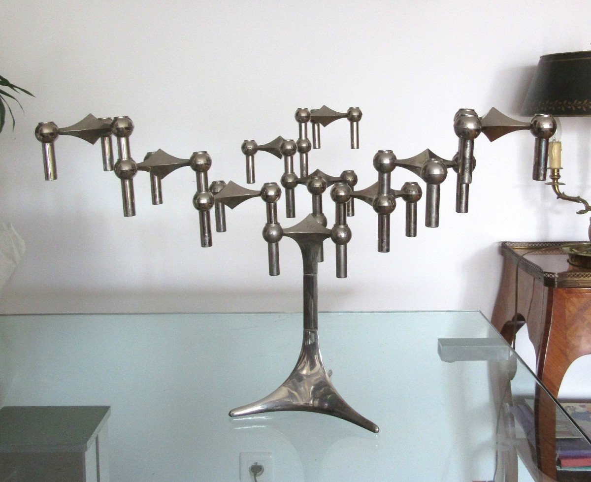 Chandelier -Bougeoirs Fritz Nagel-photo-2