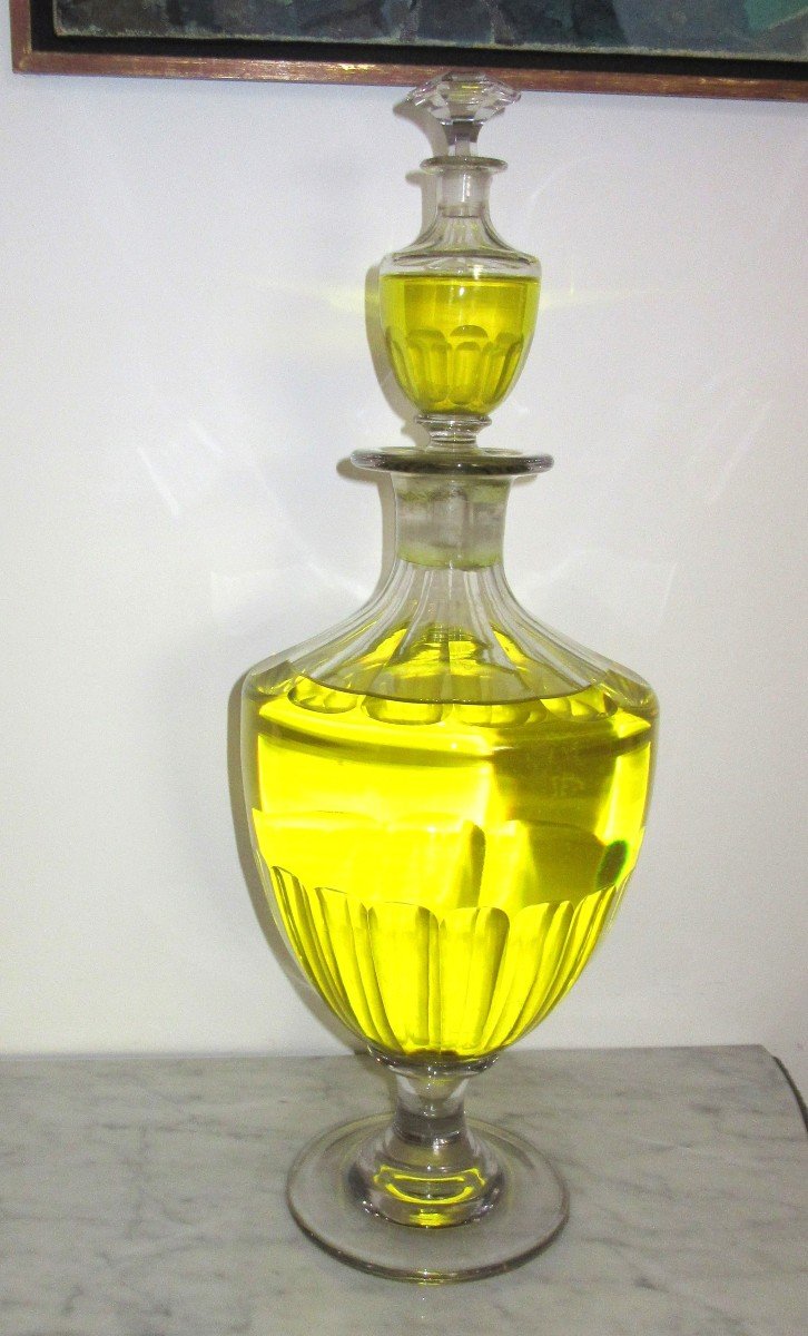 Large Double Pharmacy Perfume Bottles, 19th Century-photo-3