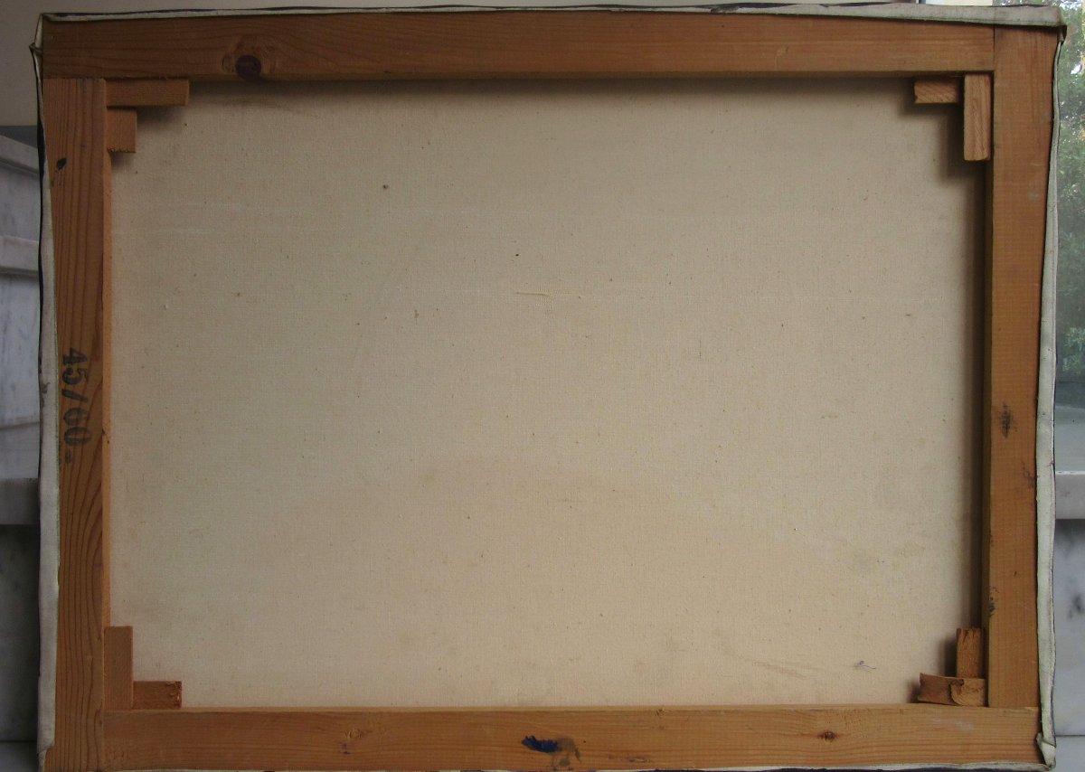 Peinture Huile sur toile signée J.H Casteu-photo-4