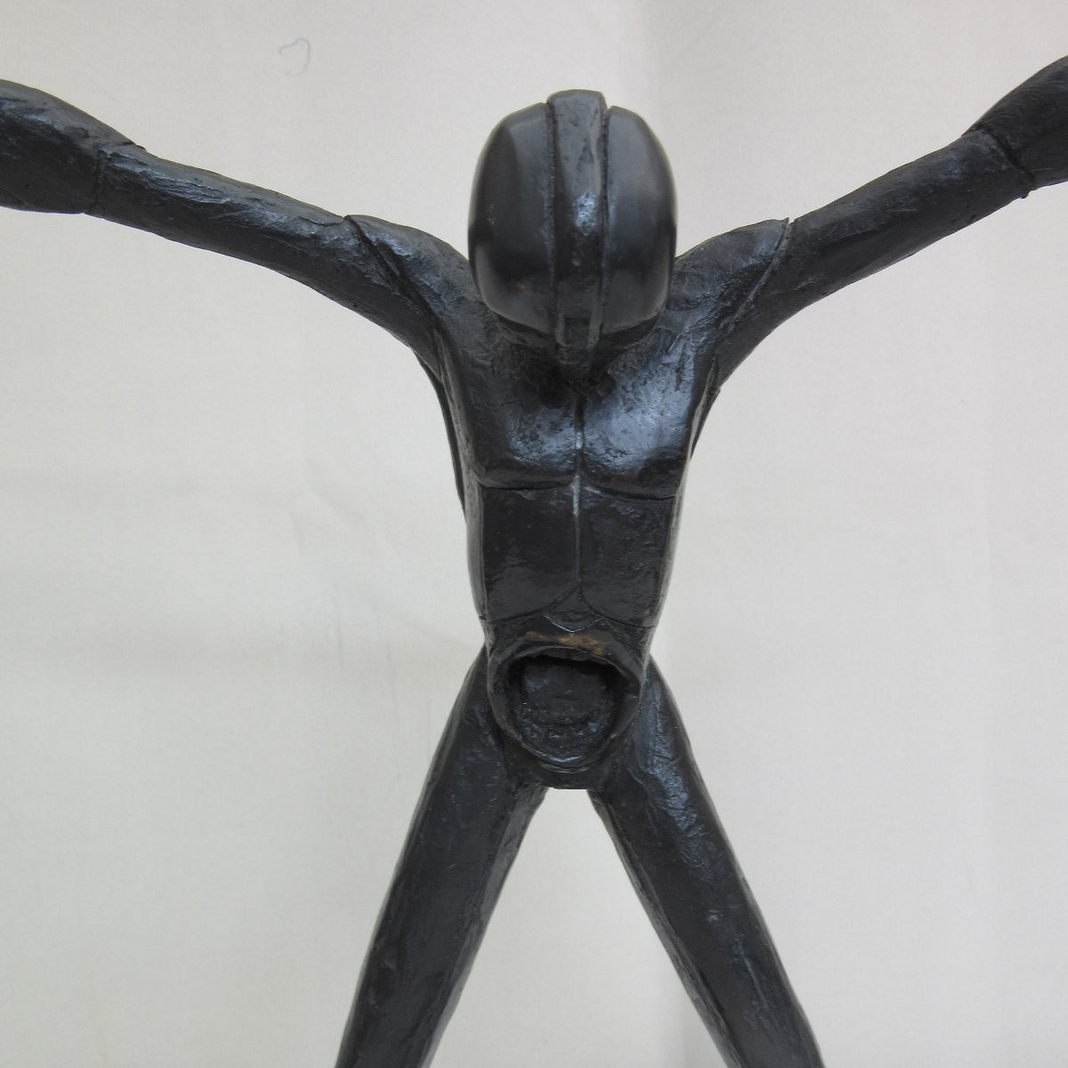 Sculpture en bronze "Personnage silhouette" Igor Ustinov 20ème-photo-3