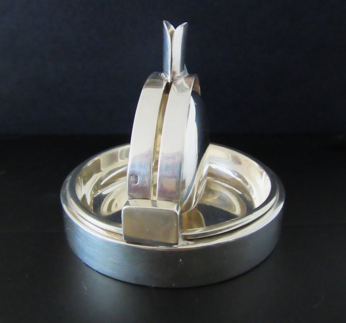Cartier Art Deco Silver Ashtray-photo-2