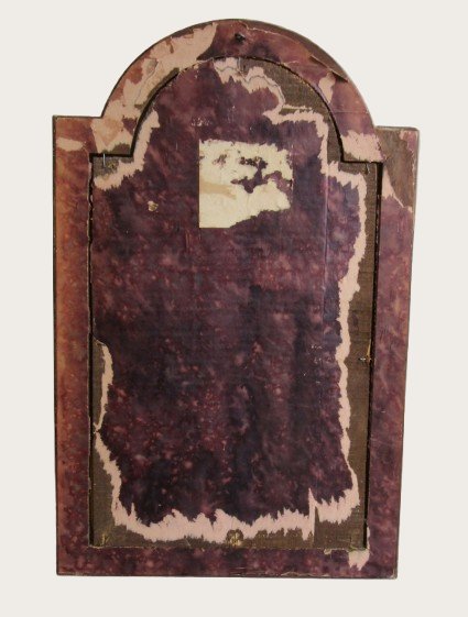 Religious Frame In Gilded Wood, 18th Century-photo-2