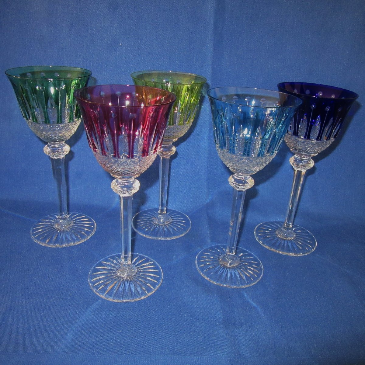 Saint Louis Crystal Water Glasses "tommy Model"-photo-3