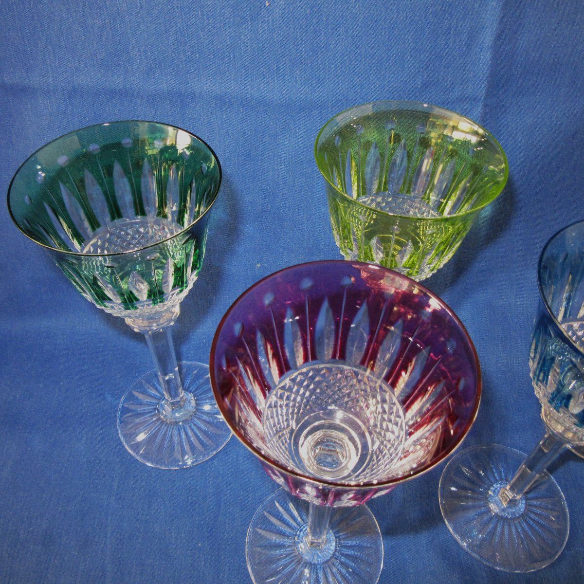 Saint Louis Crystal Water Glasses "tommy Model"-photo-5