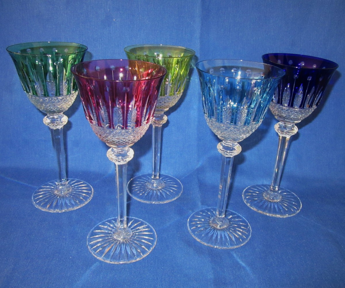 Saint Louis Crystal Water Glasses "tommy Model"