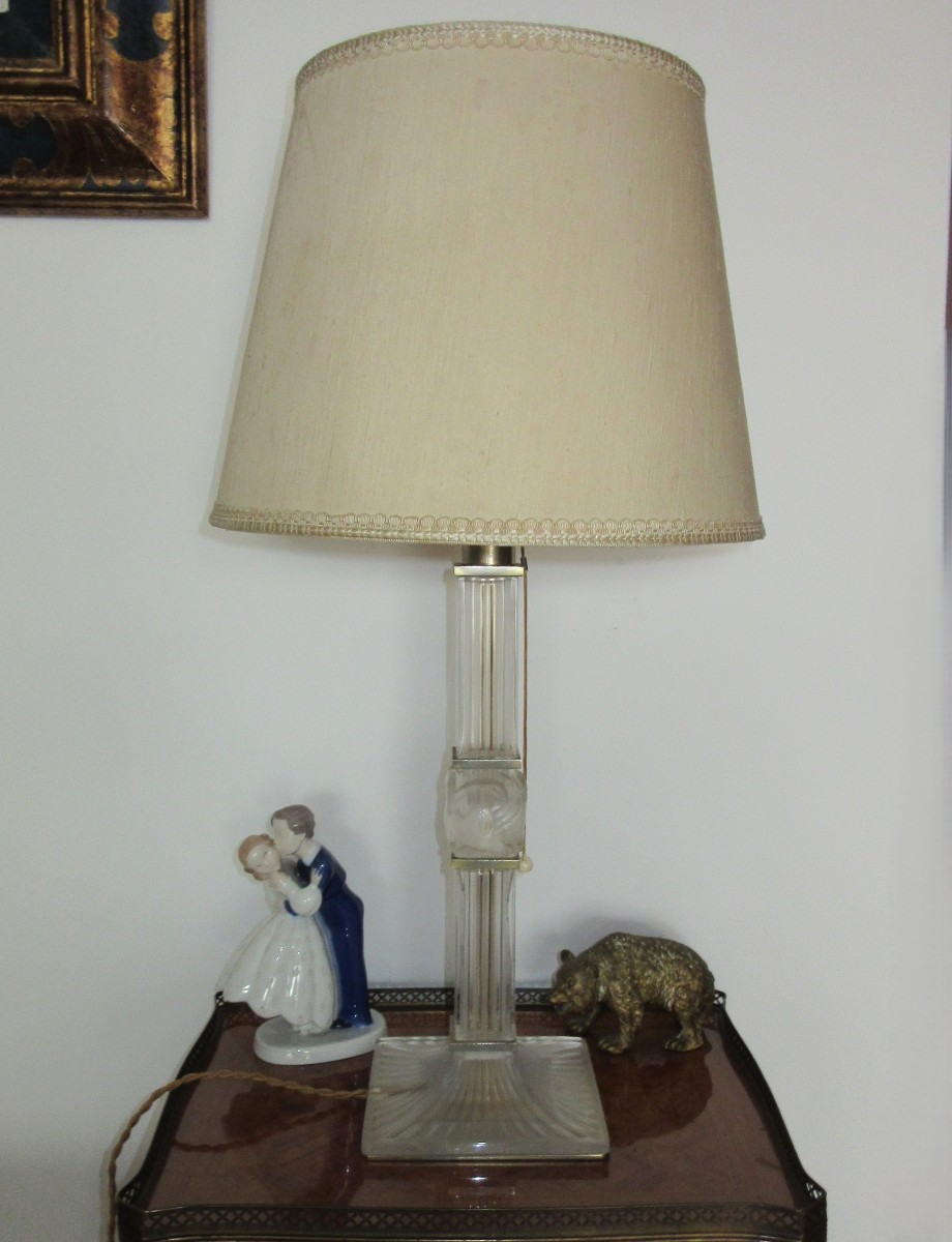 Lalique Josephine Model Lamp