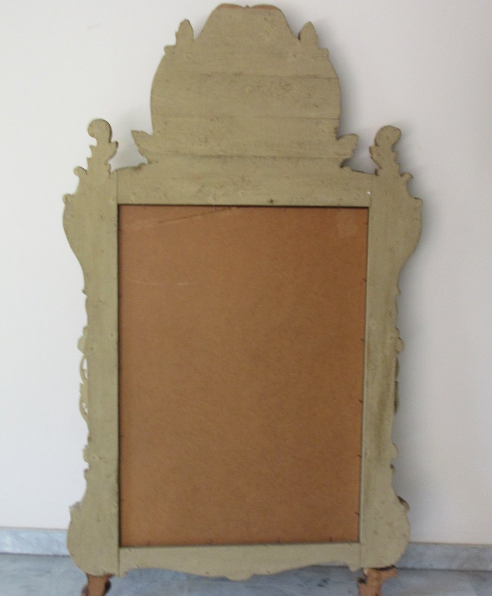 Louis XV Style Mirror With Parclosed Panels-photo-3