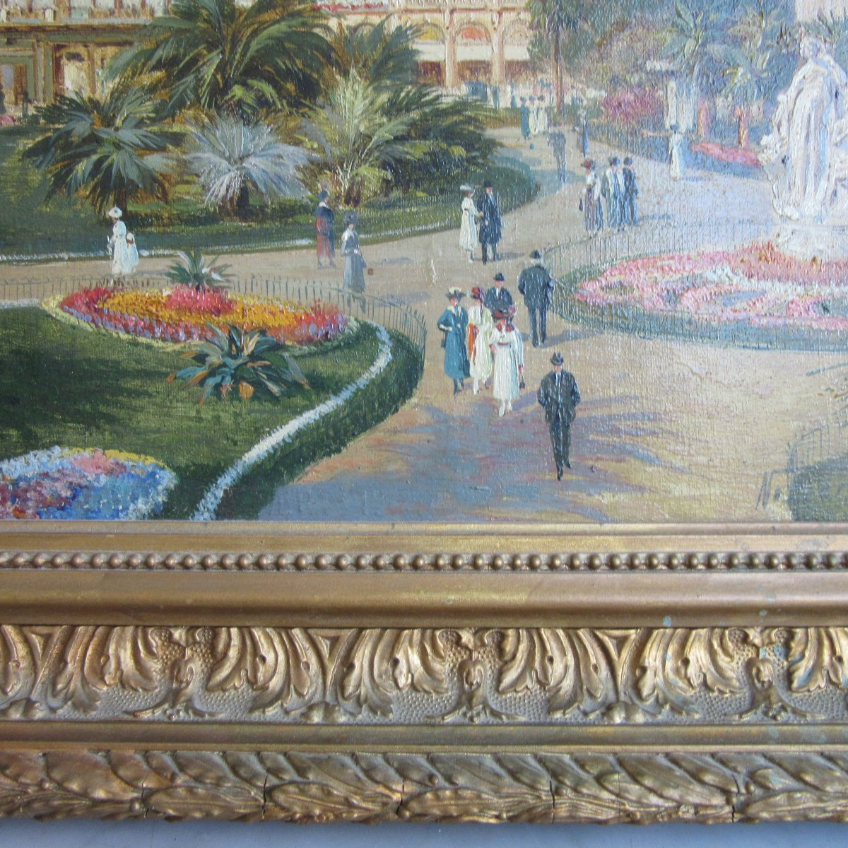 Tableau Huile sur toile " Casino Municipal de Nice " Sign. N Béraud-photo-4