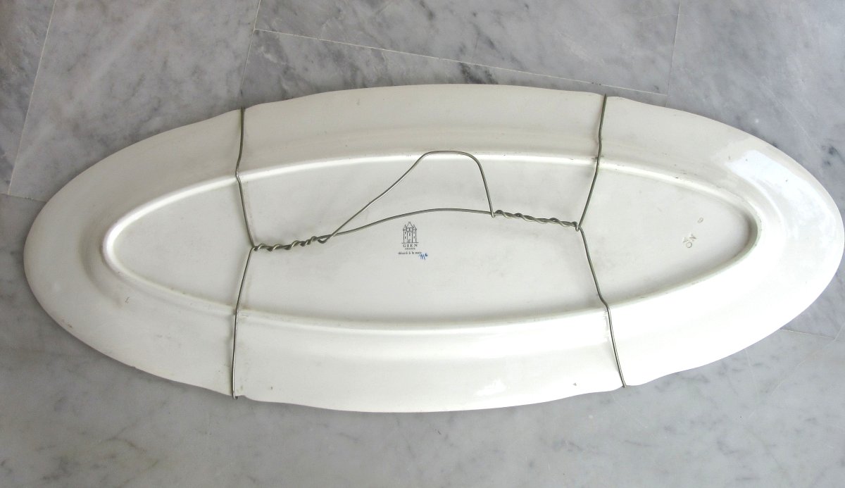 Grand plat manufacture de Gien-photo-3