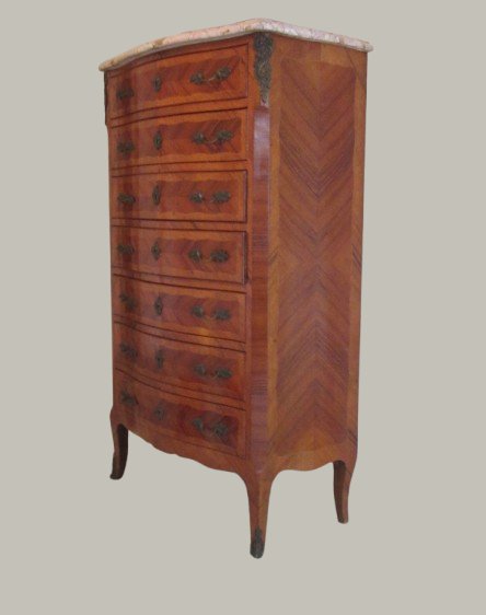 Meuble semainier de style Louis XV Ep.20ème-photo-2