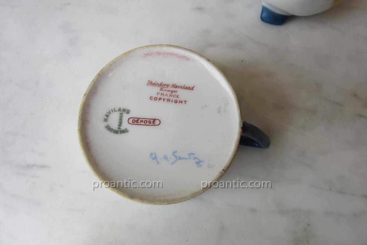 Small Porcelain Coffee Service By Em Sandoz-photo-1