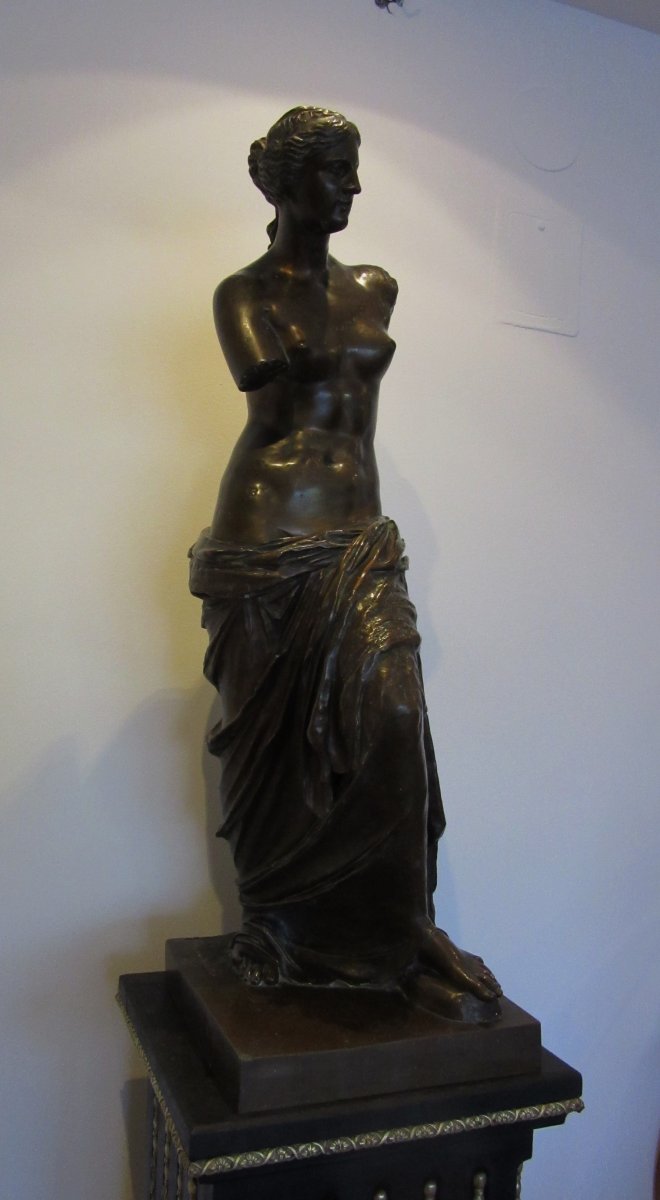 Statue En Bronze Venus De Milo Ep.19ème-photo-3