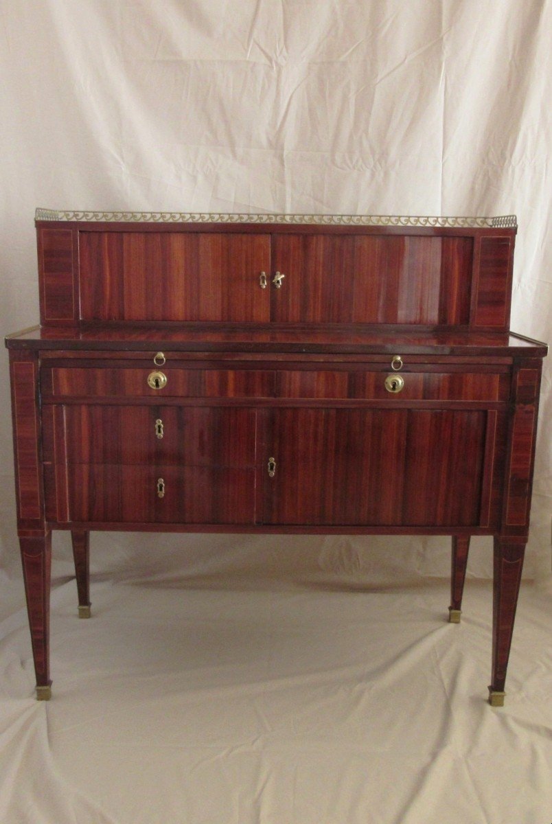 Louis XVI Period Marquetry Desk