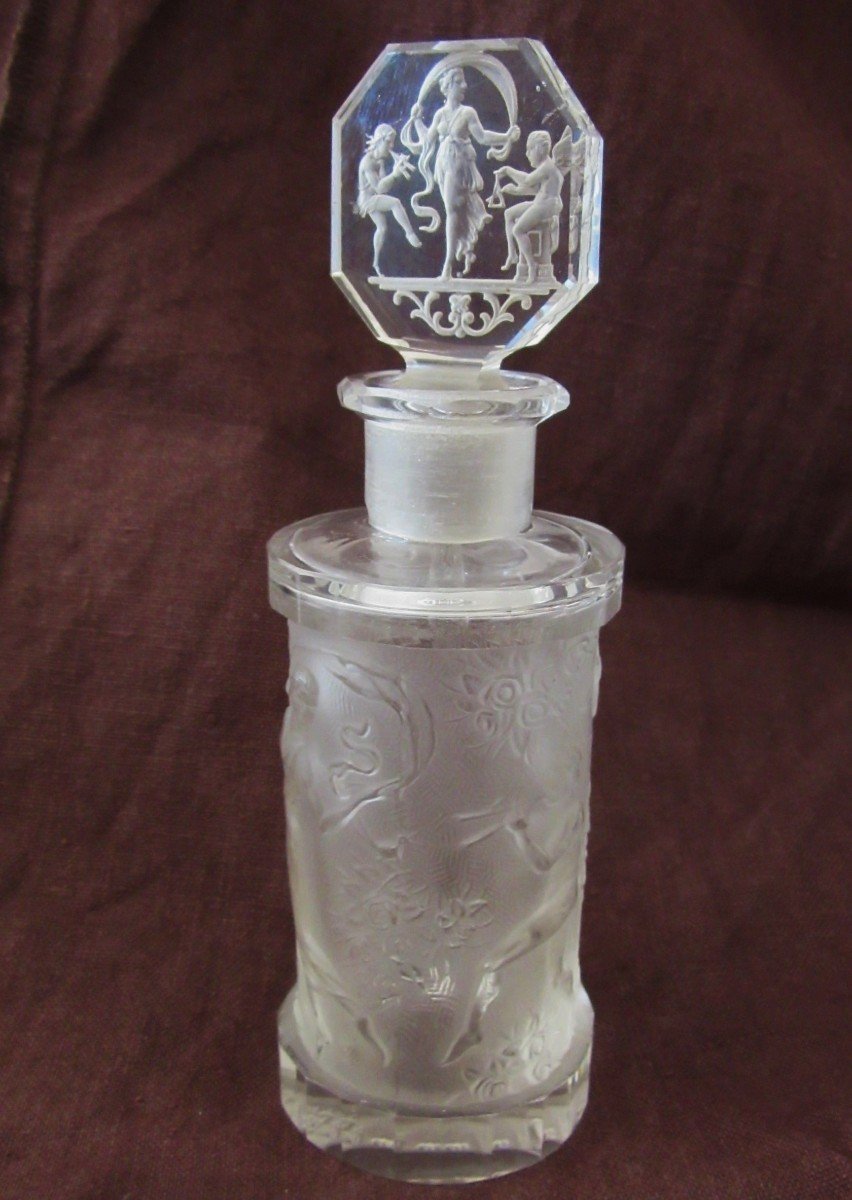 Flacon De Parfum Lalique à Décor De Danseuses-photo-7