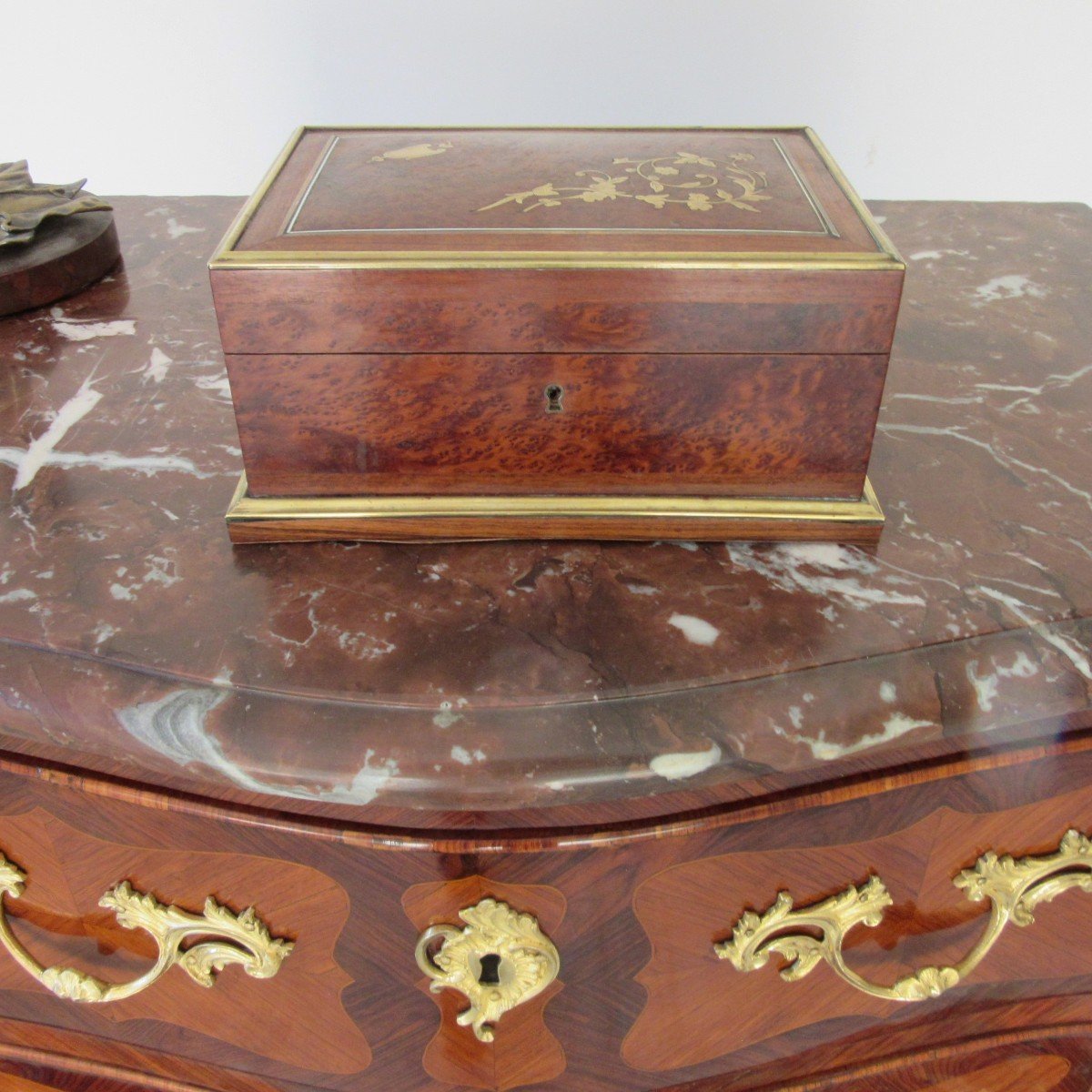 Napoleon III Jewelry Box In Marquetry-photo-2