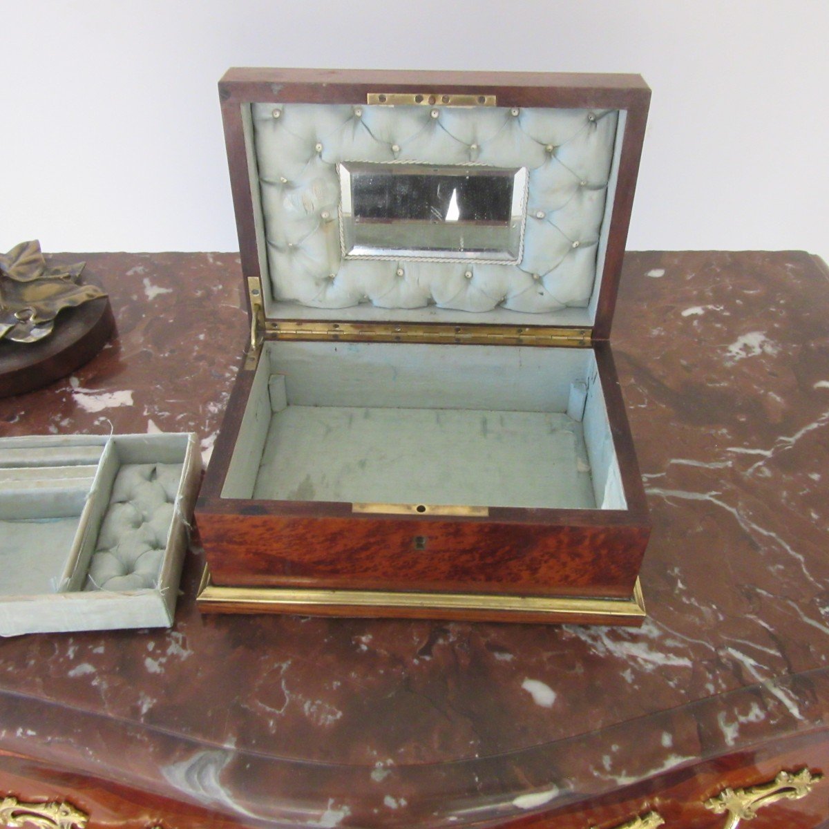 Napoleon III Jewelry Box In Marquetry-photo-2