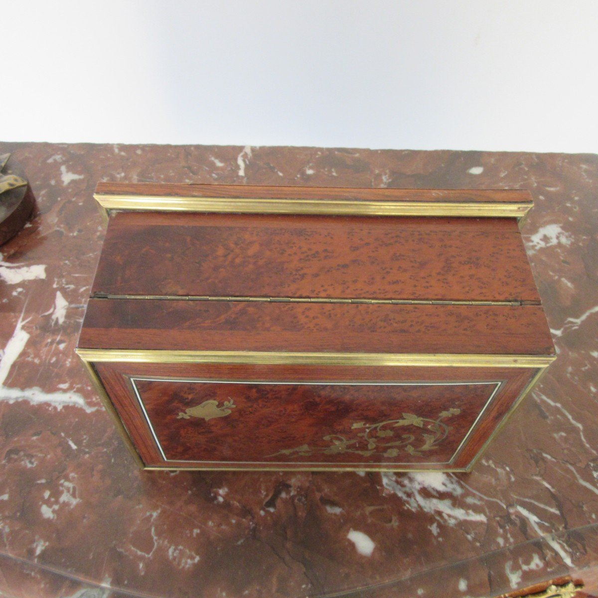 Napoleon III Jewelry Box In Marquetry-photo-4