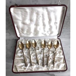 Small Spoons In Silver And Vermeil