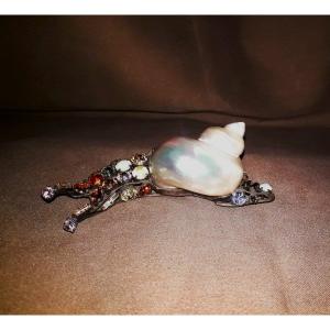 “snail” Brooch Philippe Ferrandis Paris