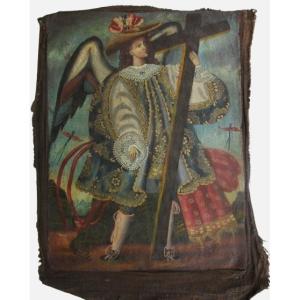 Oil On Canvas "saint Of Cuzco" Ep. 19th