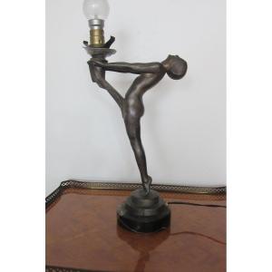 Art Deco Metal Sculpture By Max Le Verrier