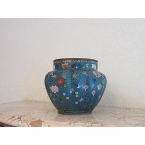 Chinese Planters Decorated With Cloisonné Enamel