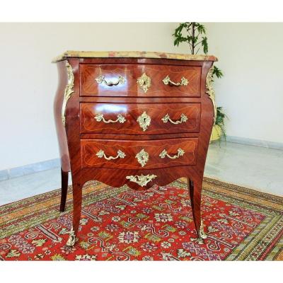 Louis XV Style Marquetry Commode Ep.19th