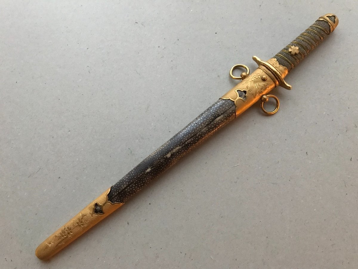 Large Japanese Dagger Of The Imperial Navy-photo-4