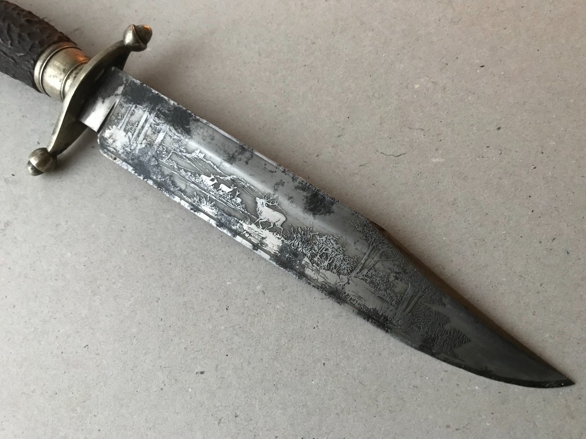 Couteau Bowie par coulaux a Klingenthal Alsace-photo-1