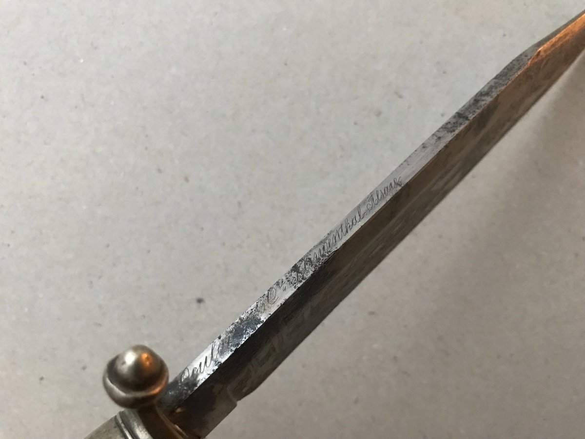 Couteau Bowie par coulaux a Klingenthal Alsace-photo-2