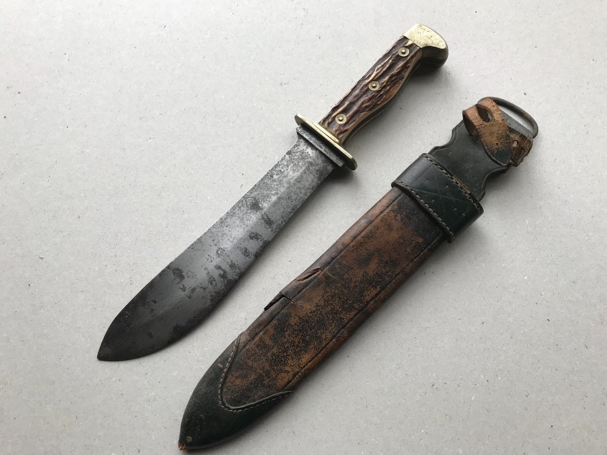 German Eickhorn Hunting Knife Signed Forstmeister Frevert-photo-4