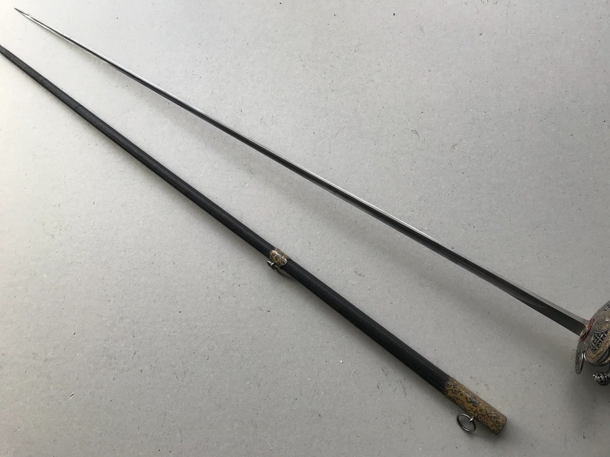 Louis XVI Court Sword With Scabbart-photo-2