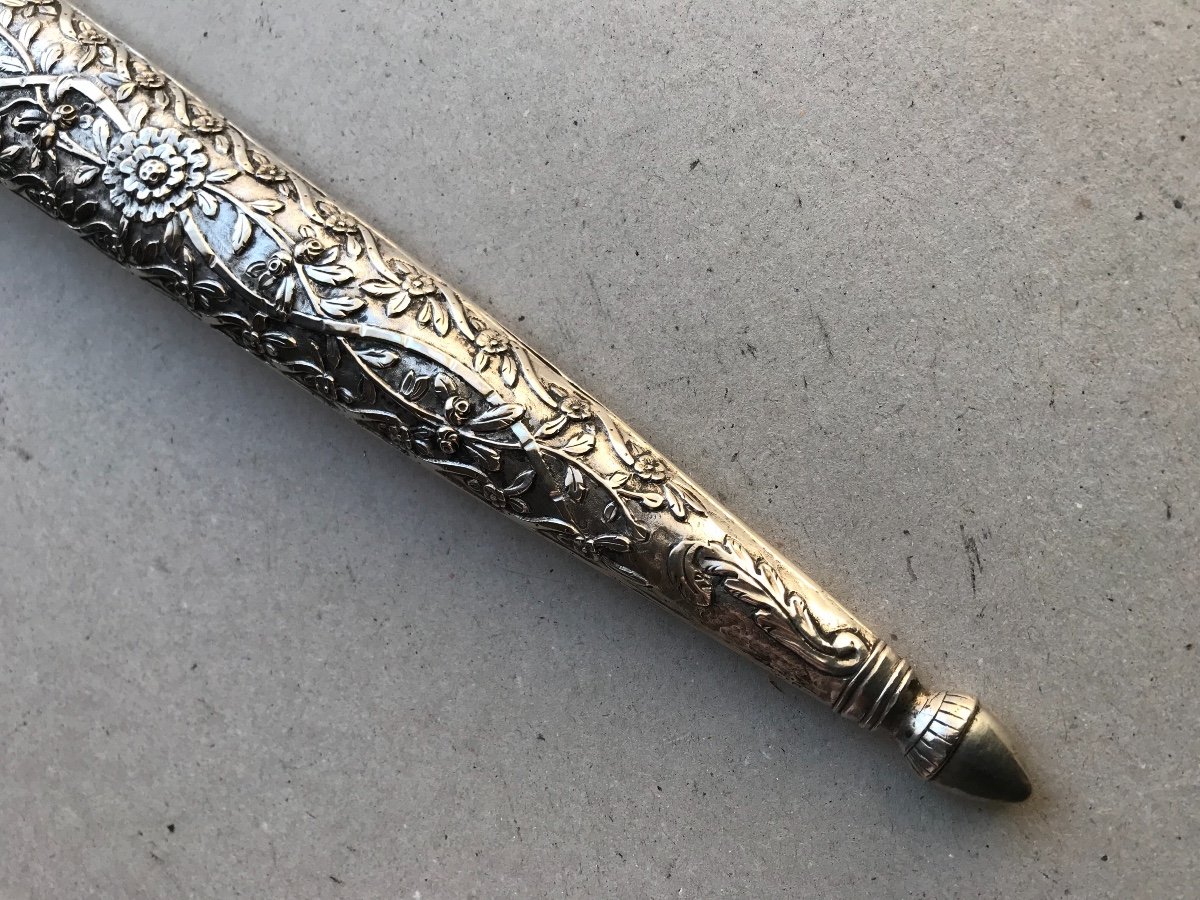 Large Ottoman Silver Dagger-photo-3