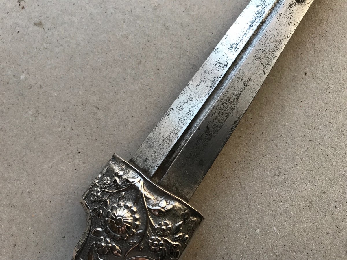 Large Ottoman Silver Dagger-photo-7