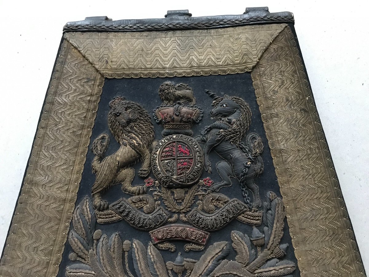English Sabretache  For Victorian Artillery Officer-photo-4