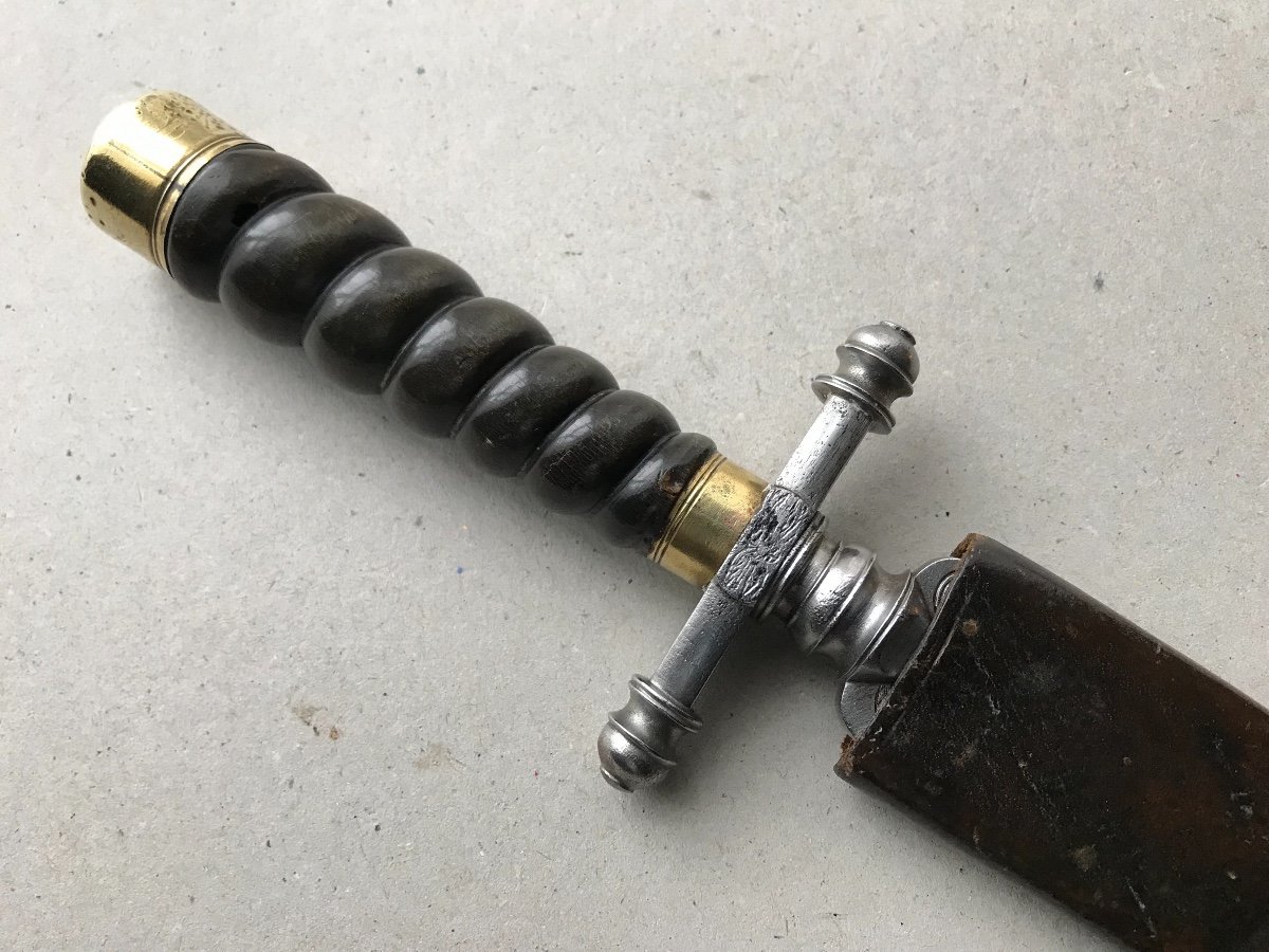  Puissante Dague / couteau De Chasse Italienne -photo-6