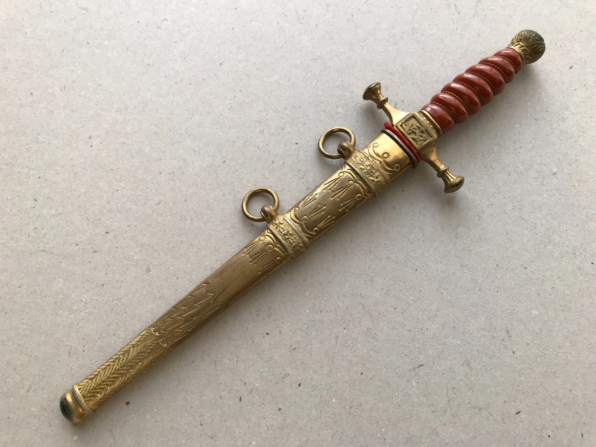 Grande Miniature De Dague Allemande De Marine-photo-4