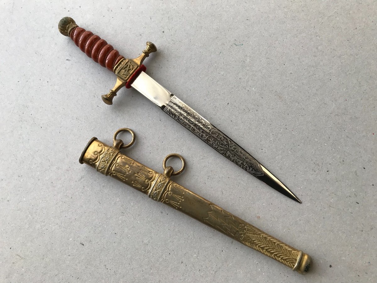 Grande Miniature De Dague Allemande De Marine