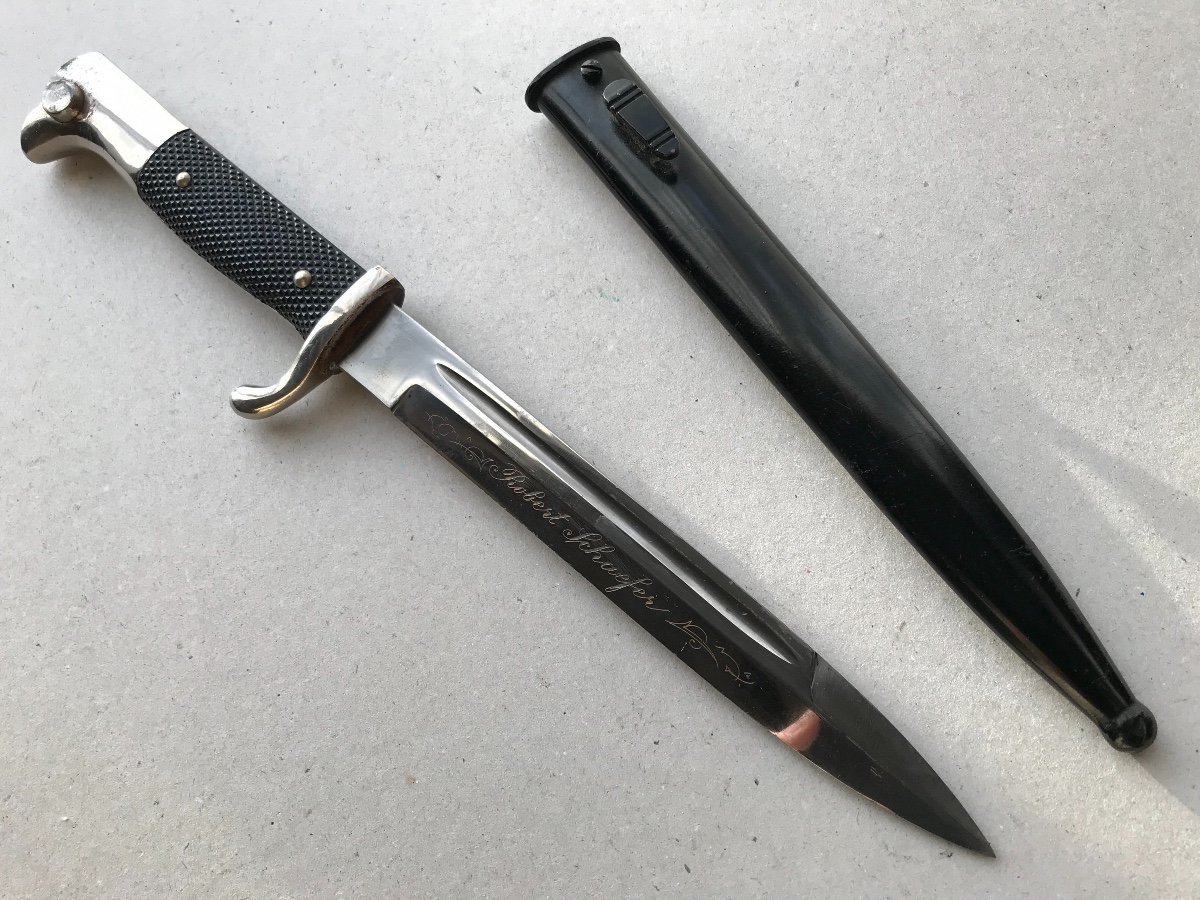 German Bayonet With Personalized Engraving