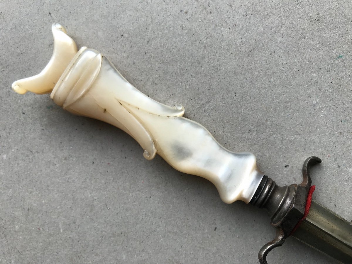 Stylet  Dague De Vertue De Luxe En Nacre-photo-4