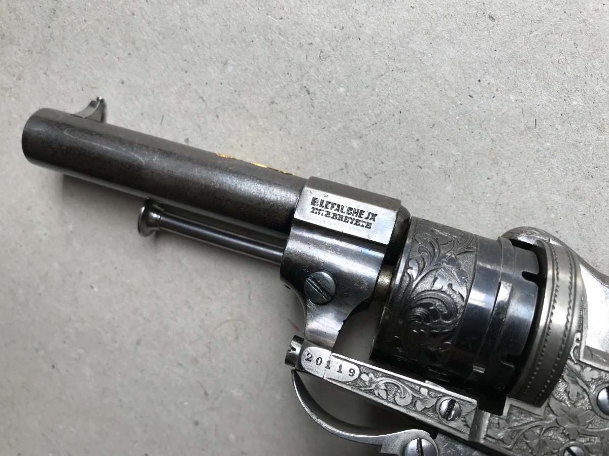 Coffret De Luxe De Petit Pistolet Barillet Lefaucheux-photo-6