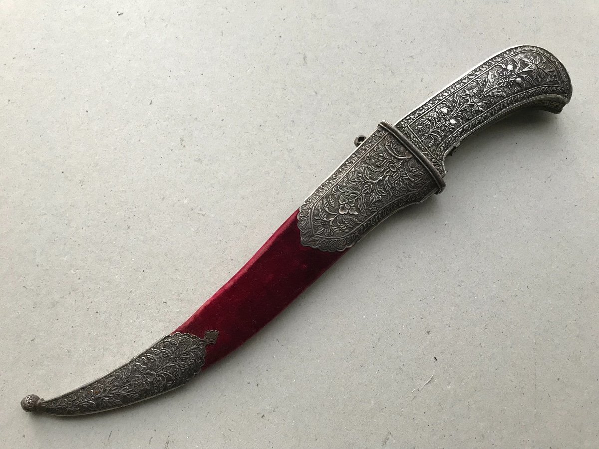 Sterling Silver Pesh Kabz Dagger-photo-3