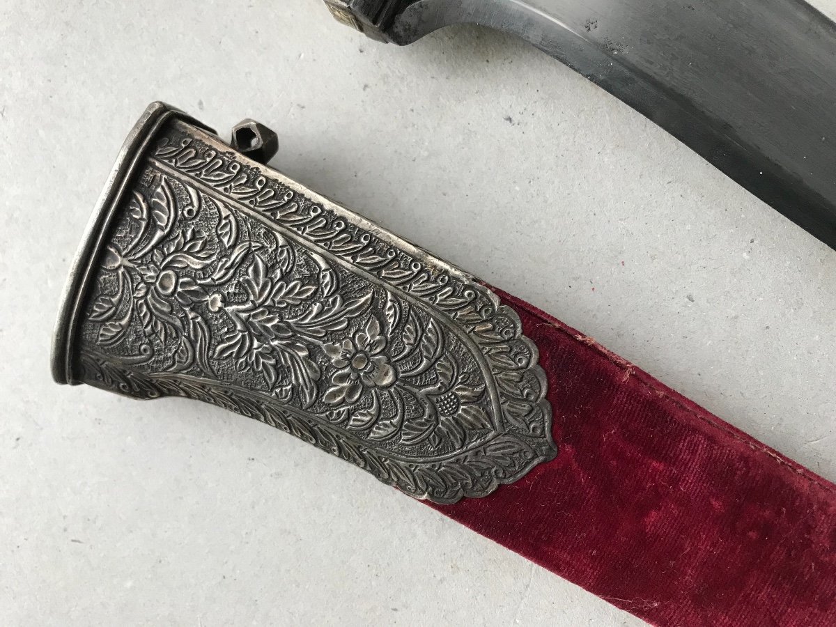 Sterling Silver Pesh Kabz Dagger-photo-2
