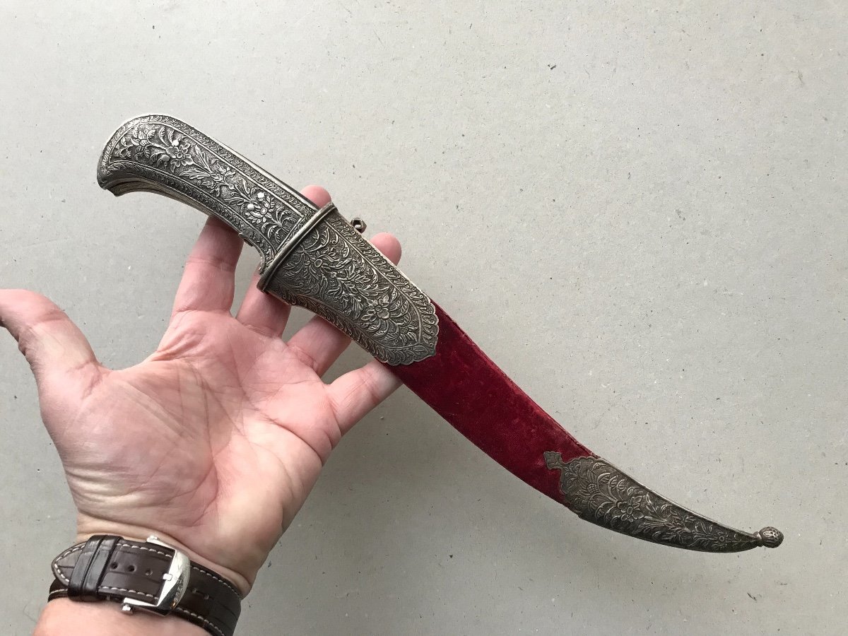 Sterling Silver Pesh Kabz Dagger-photo-6