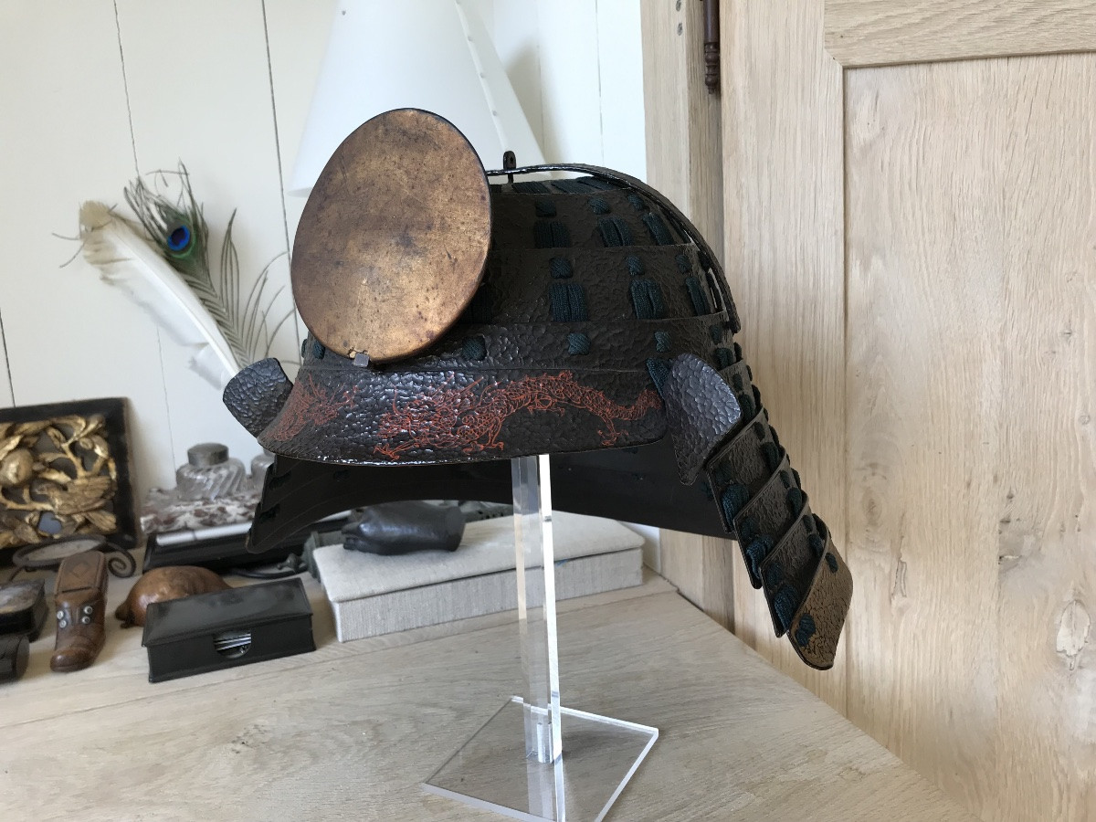 Casque Samurai De Type Tatami Kabuto-photo-2