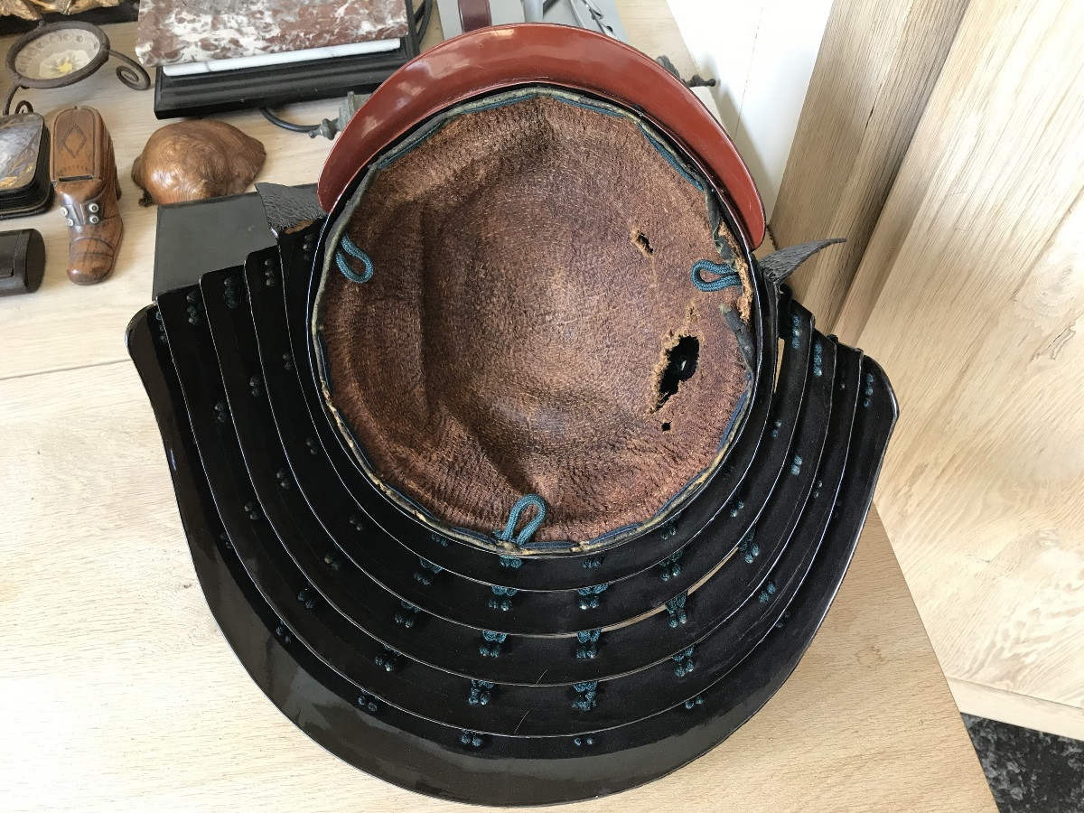 Casque Samurai De Type Tatami Kabuto-photo-4