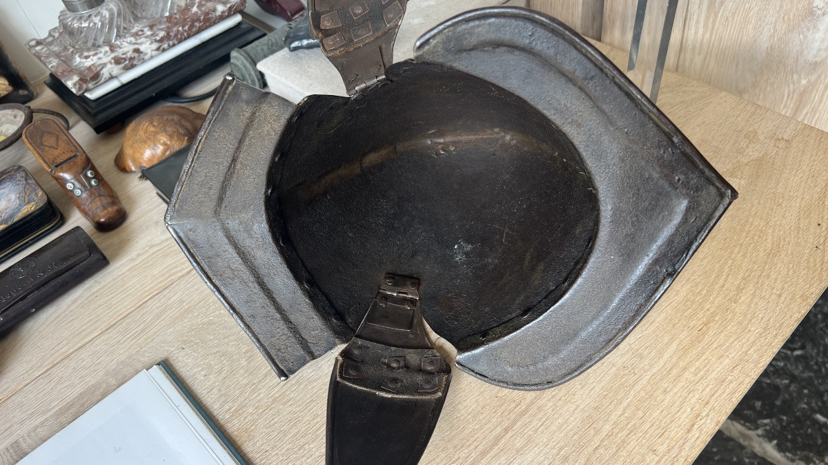 casque en fer forgé Moro des Philippines  -photo-2