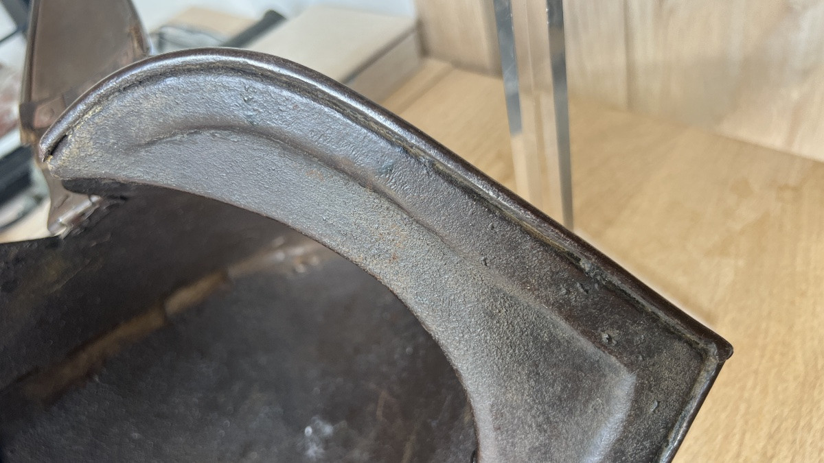casque en fer forgé Moro des Philippines  -photo-3