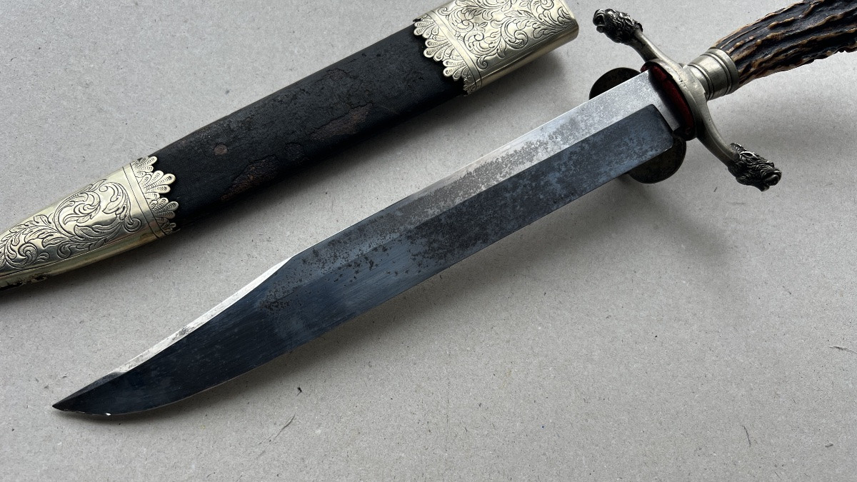 dague / couteau Bowie de luxe allemand-photo-1